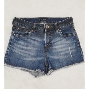 Sts blue jean distressed shorts
